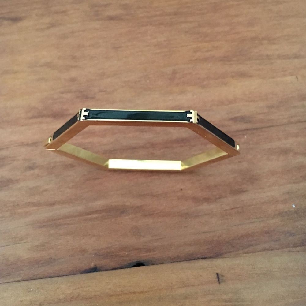 Tory Burch Gold and Black Bracelet